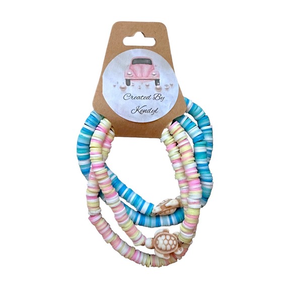 BFF Sea Turtle Bracelet Sets- 2 Sets of 2 Bracelets - Picture 2 of 3